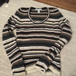 Autumn Cashmere Striped Sweater XS
